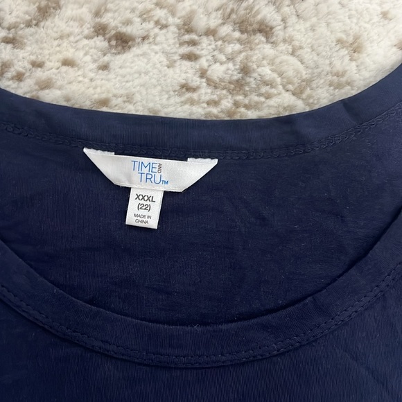 Time and True Flutter Sleeve T-Shirt Dress - Picture 2 of 2